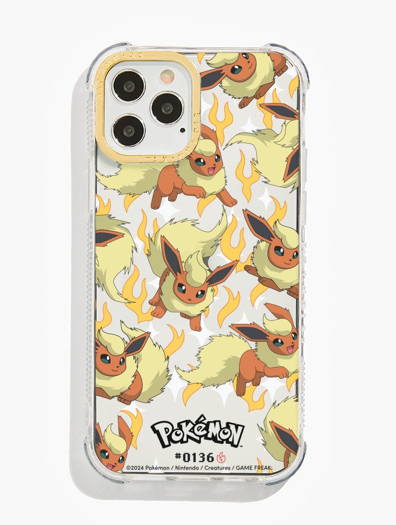 Pokemon #0136 Flareon Shock iPhone Case