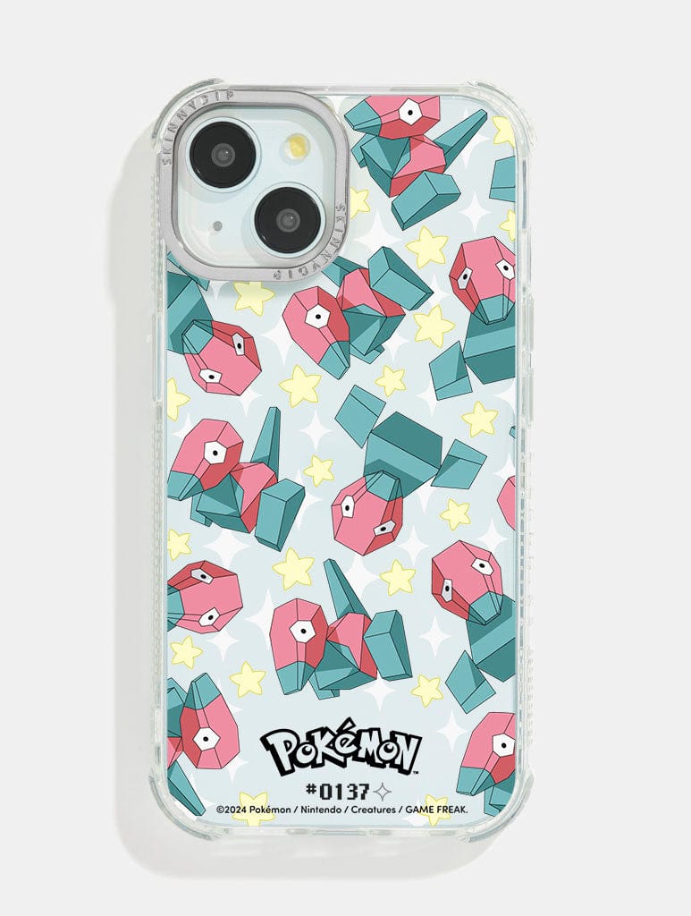 Pokemon #0137 Porygon Shock iPhone Case