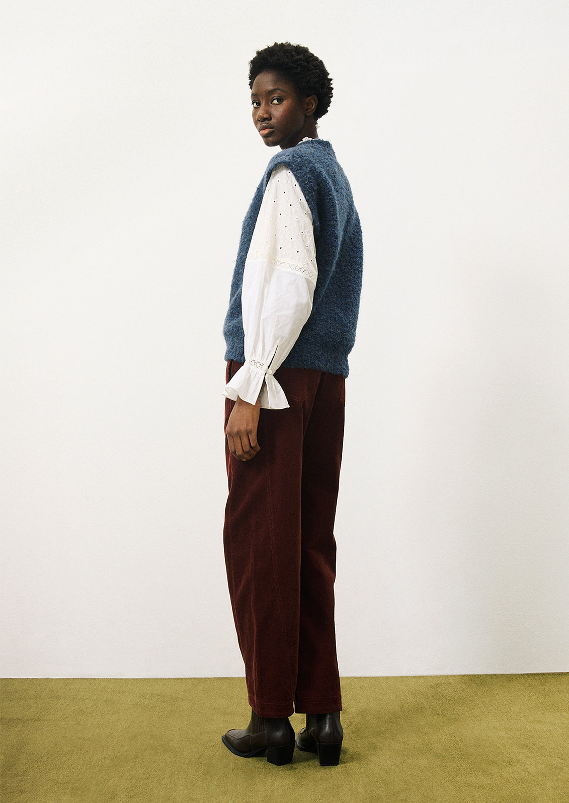 Polaris Boucle Sweater Vest