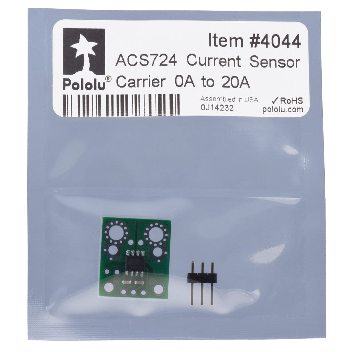 Pololu ACS724 Current Sensor Carrier 0A to 20A