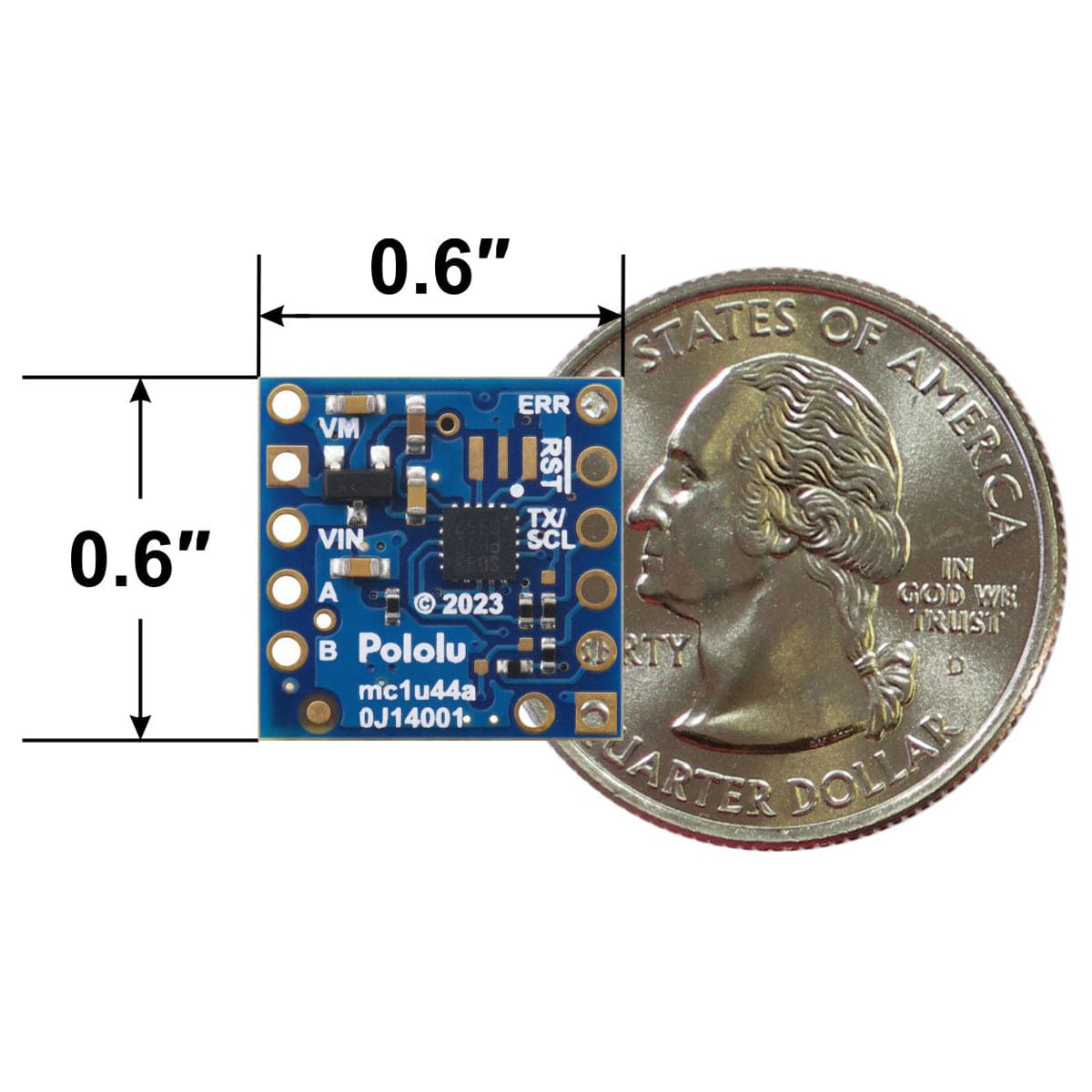 Pololu Motoron M1T550 Single I²C Motor Controller