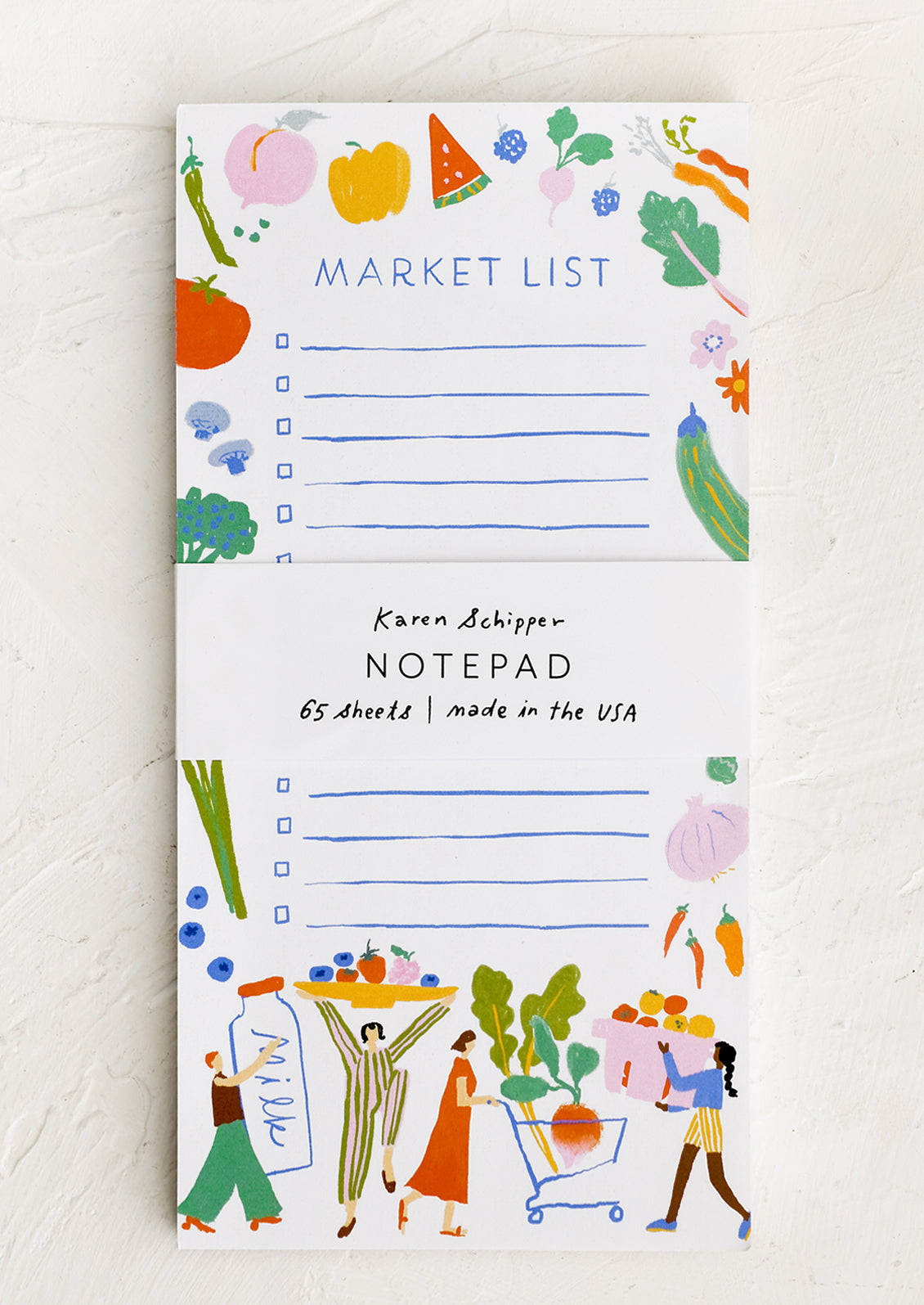 Produce Party Grocery Notepad