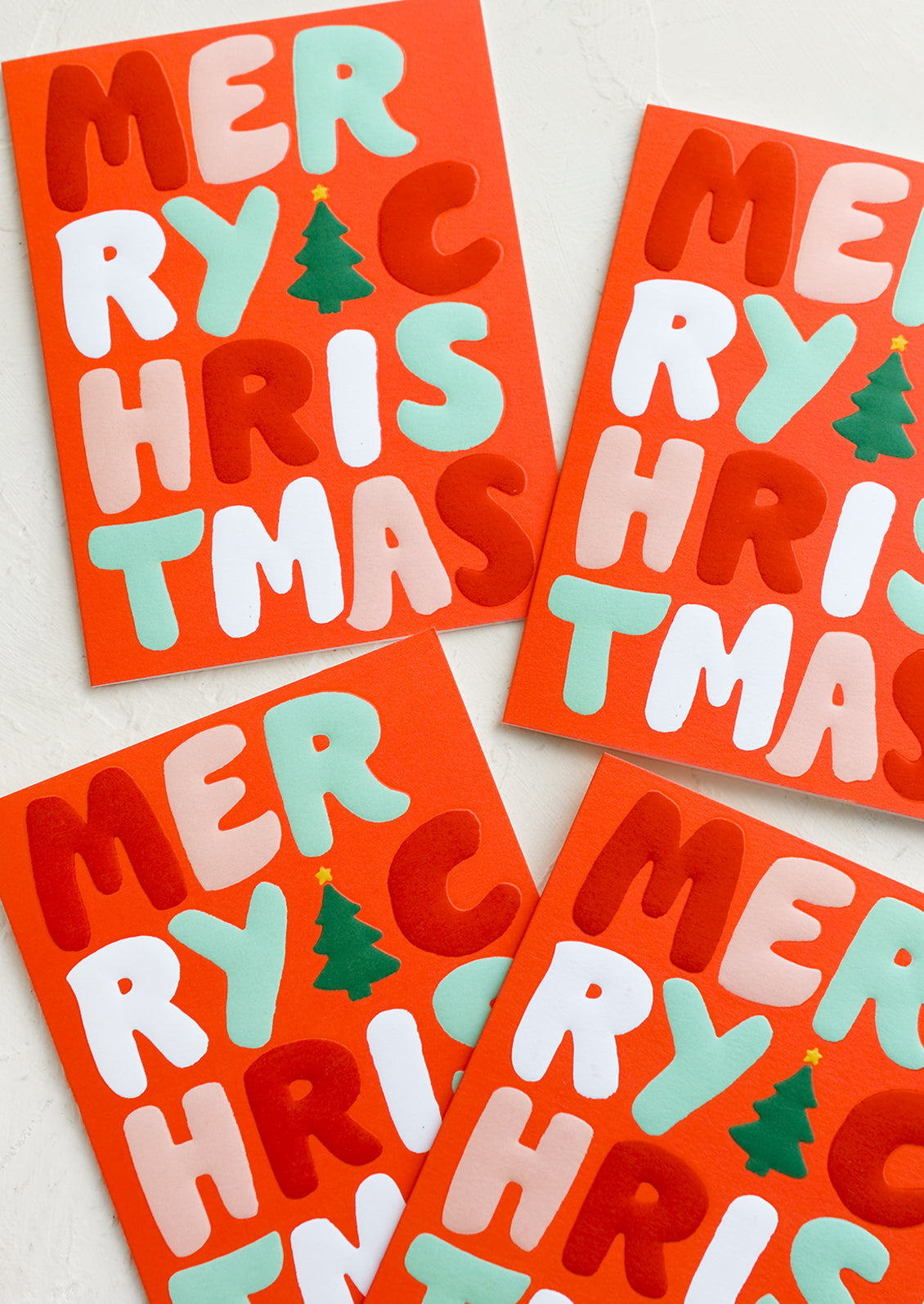 Puffy Letters Christmas Card