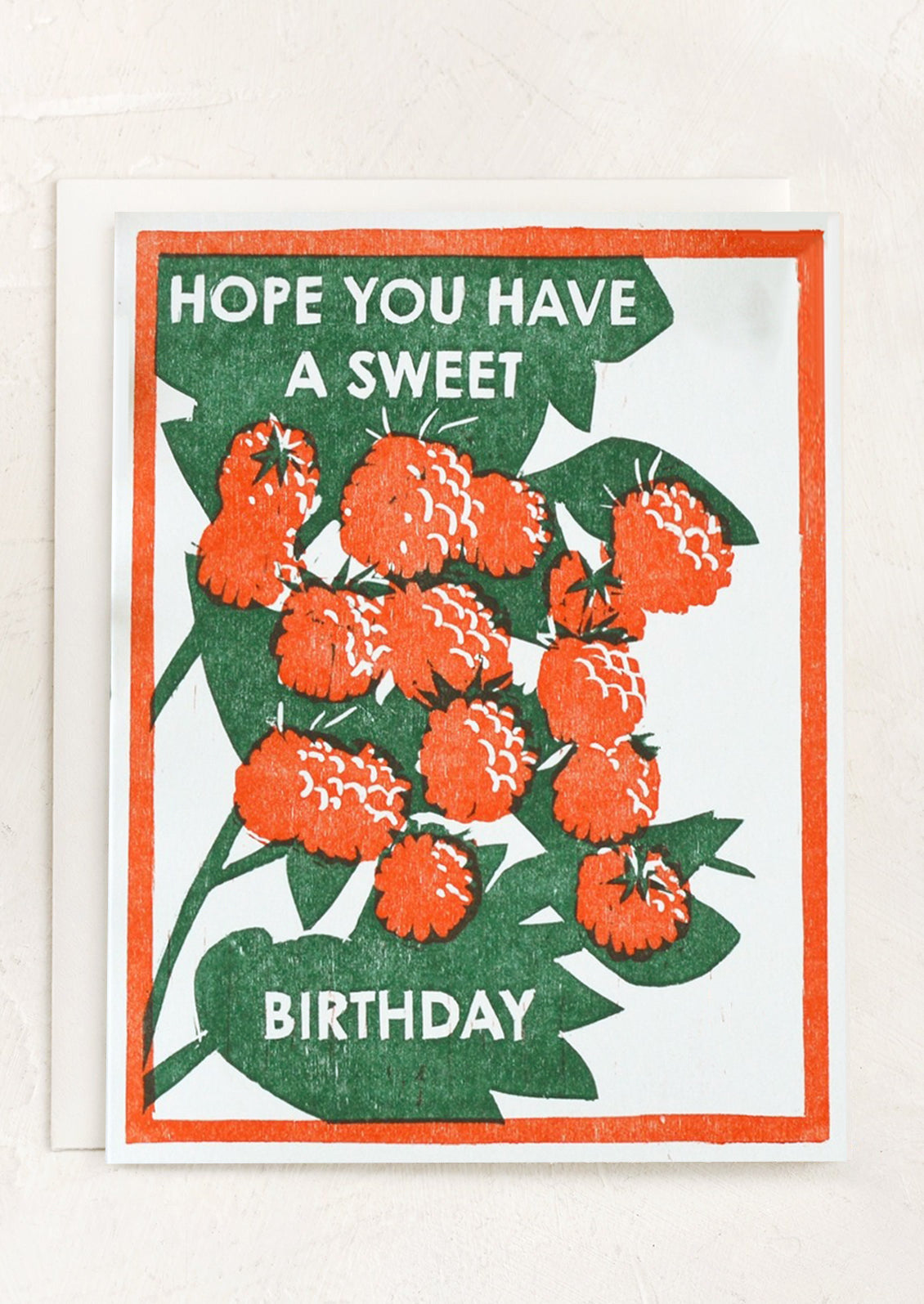 Raspberries Birthday Card