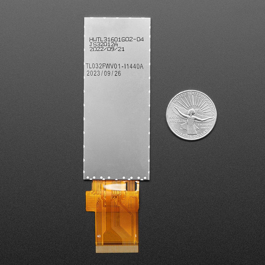Rectangle RGB TTL TFT Display - 3.2" 320x820 No Touchscreen (TL032FWV01-I1440A)