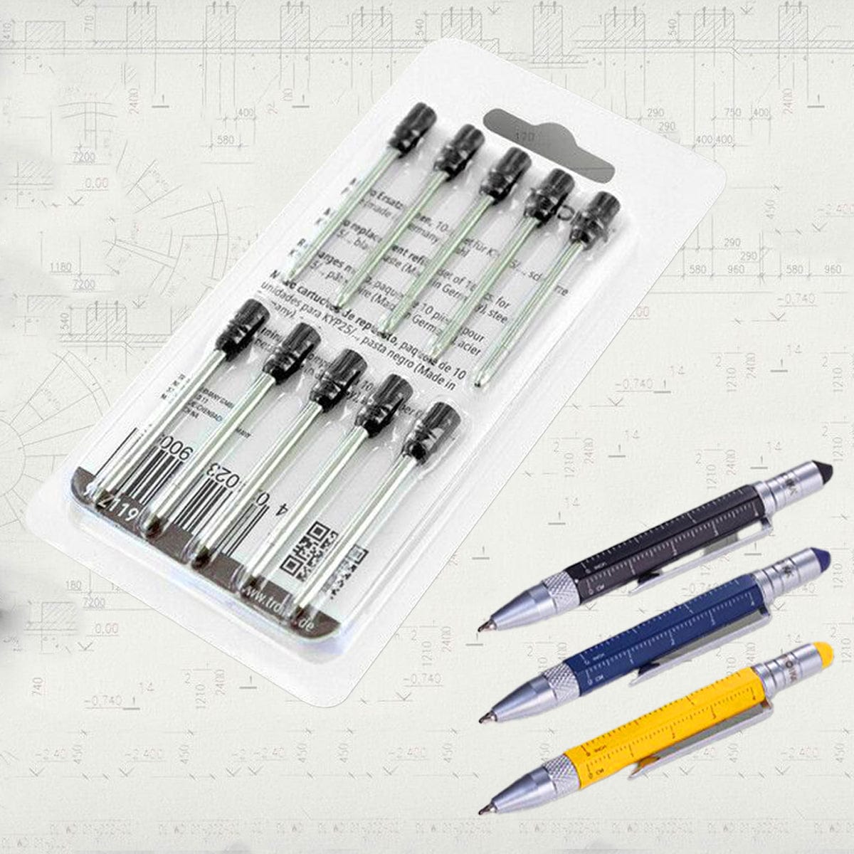 Refill Replacement for the Liliput Construction Mini Ballpoint Pen