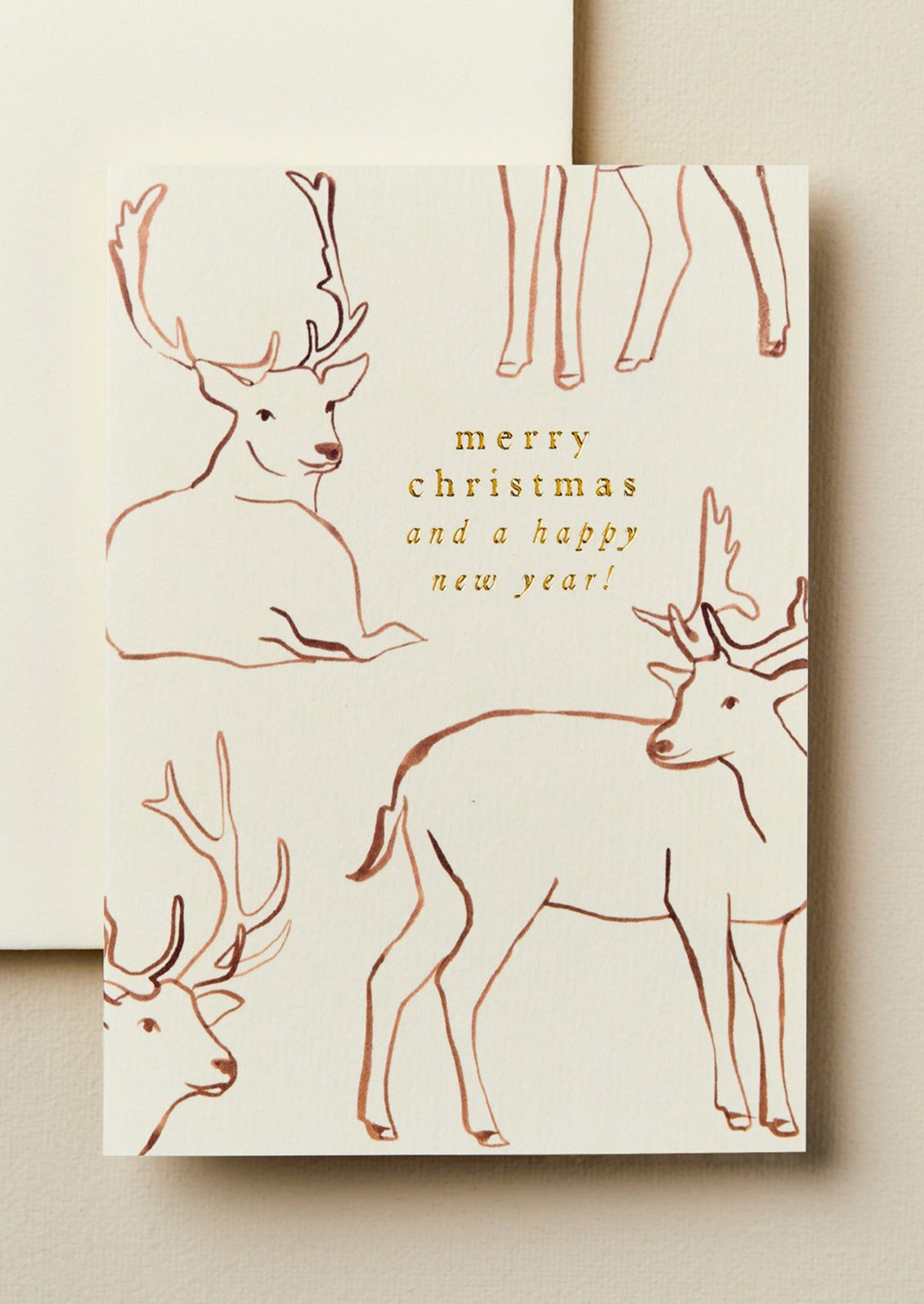 Reindeer Christmas Card
