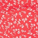Retro Red & White Floral Halter Kimberly Swing Dress