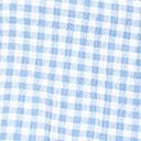 1970s Style Blue & White Gingham Crop Top