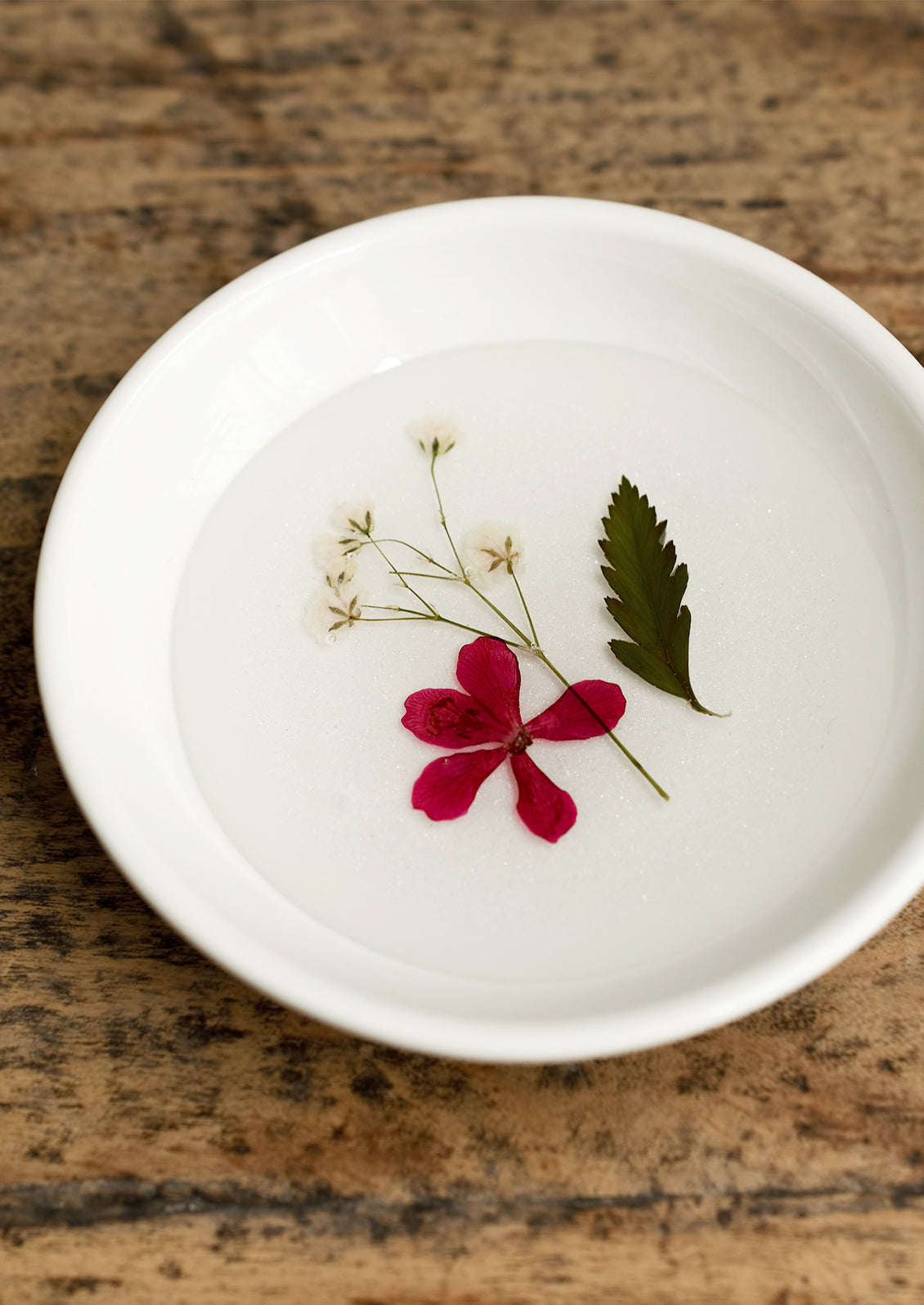Pressed Flower Ring Dish