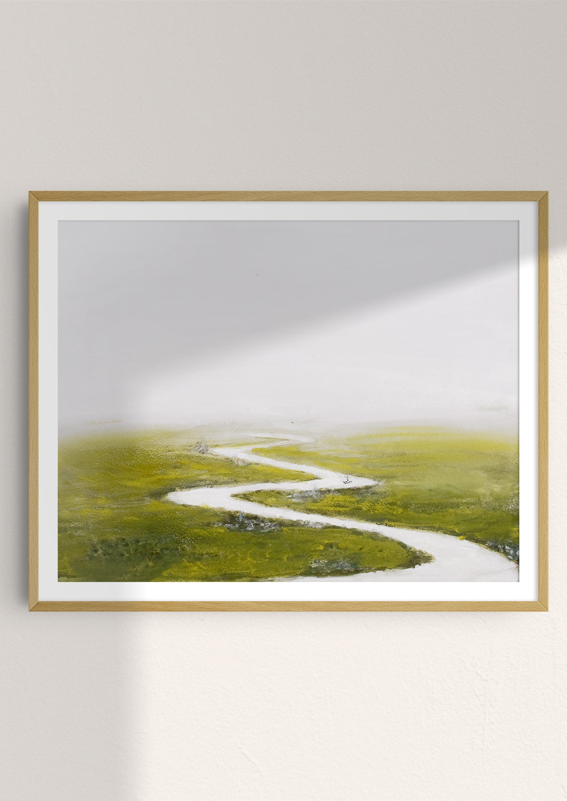 River Through The Marsh Print