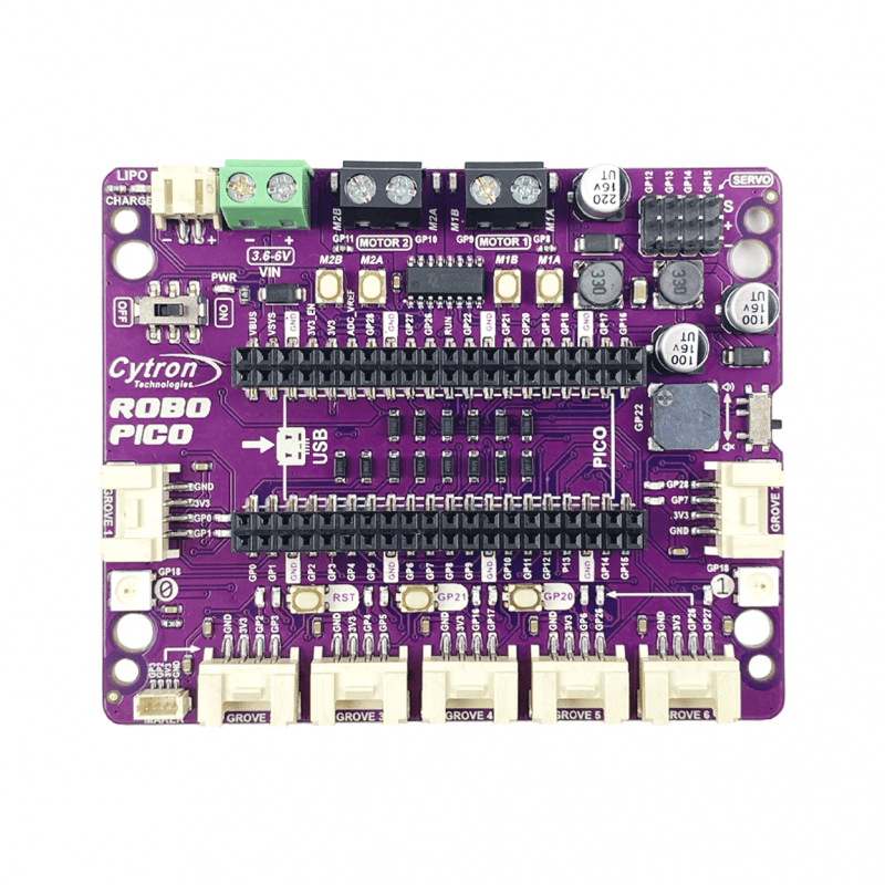 Robo Pico for Raspberry Pi Pico
