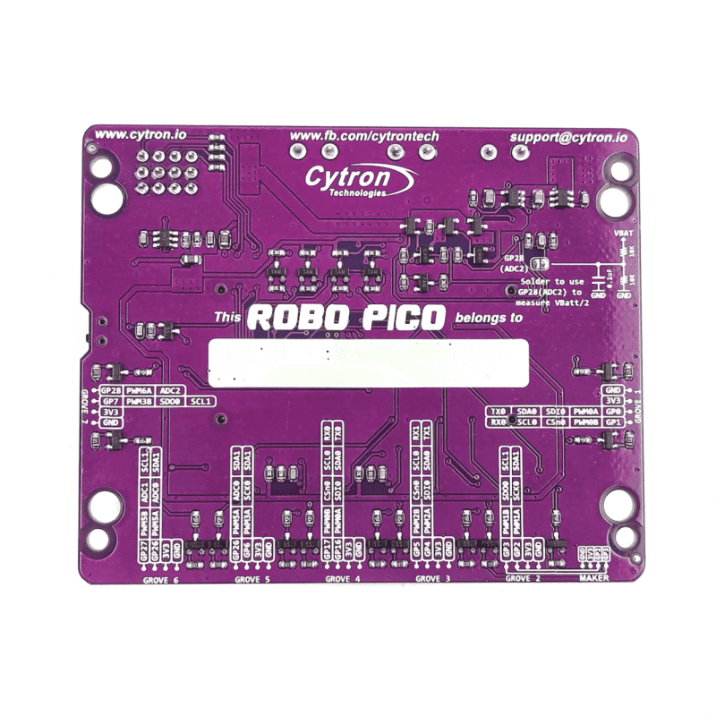 Robo Pico for Raspberry Pi Pico