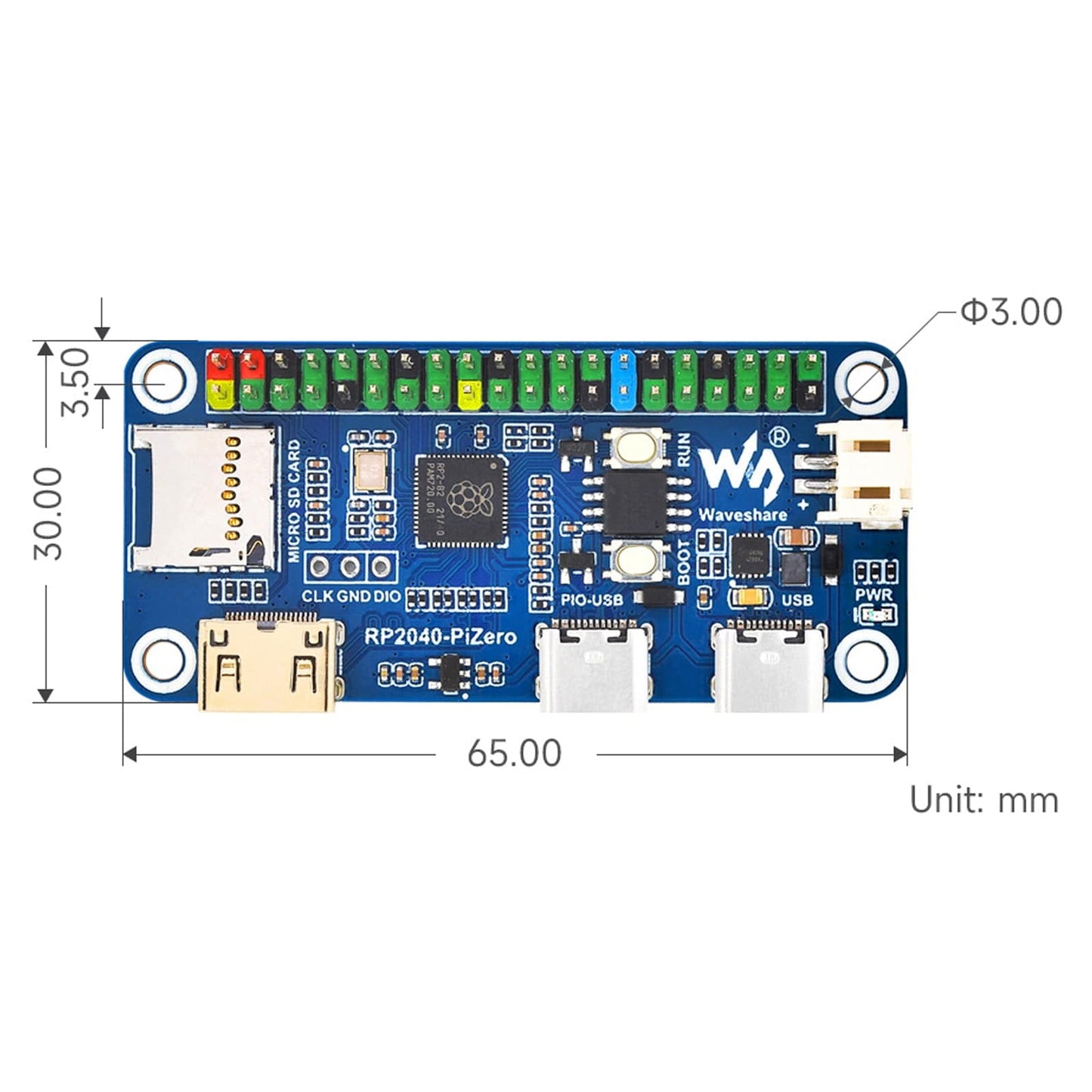 RP2040 Zero Development Board
