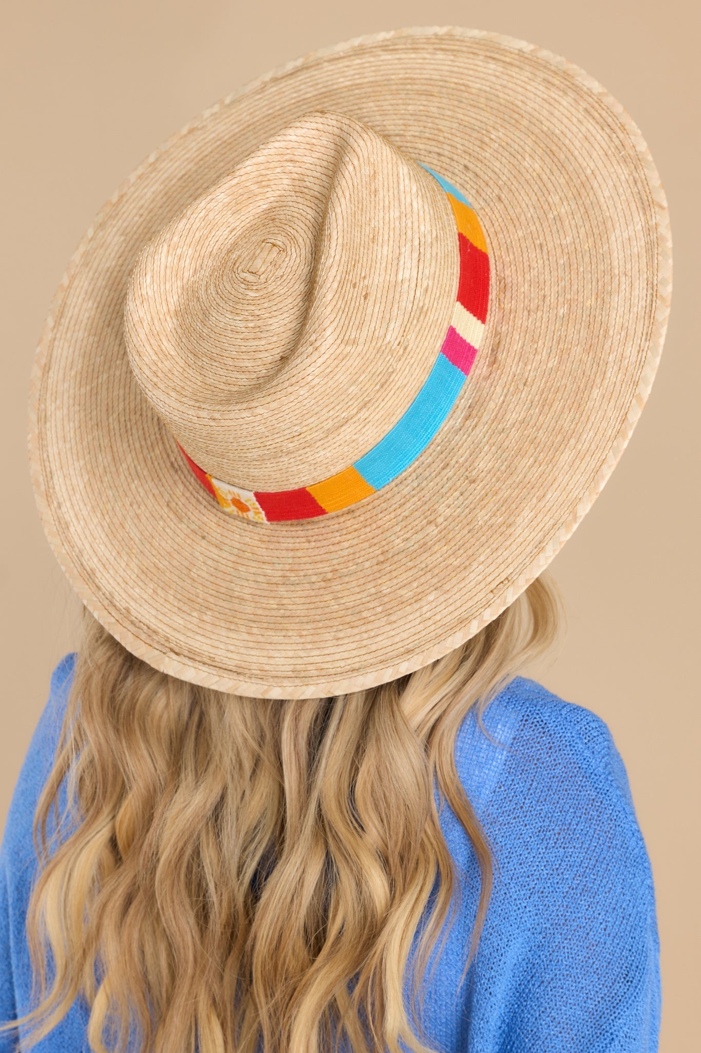Sandra Natural Palm Hat