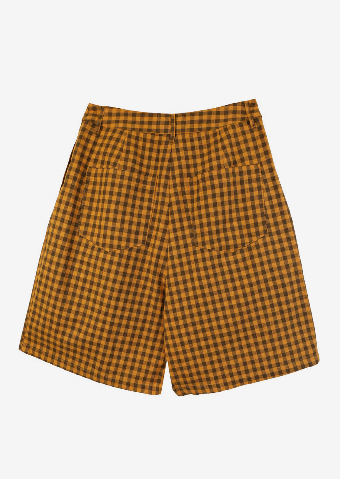 Sanne Shorts in Toffee Gingham