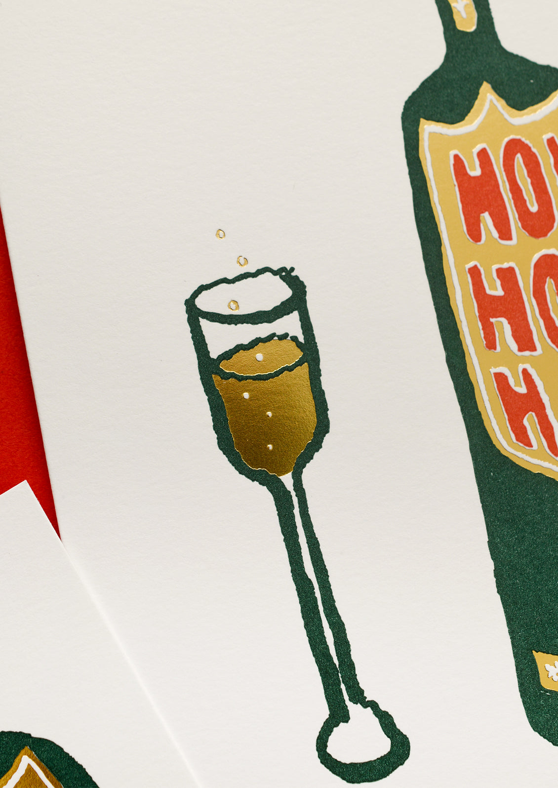 Santa's Champagne Card