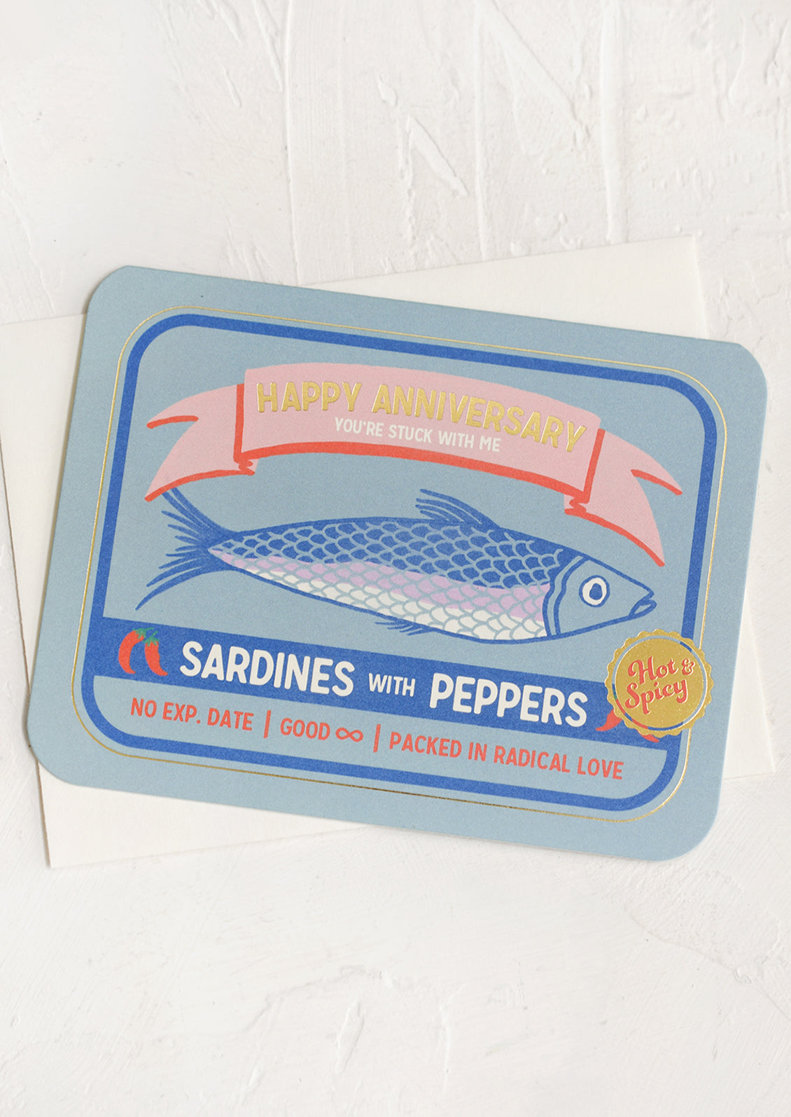Sardines Anniversary Card