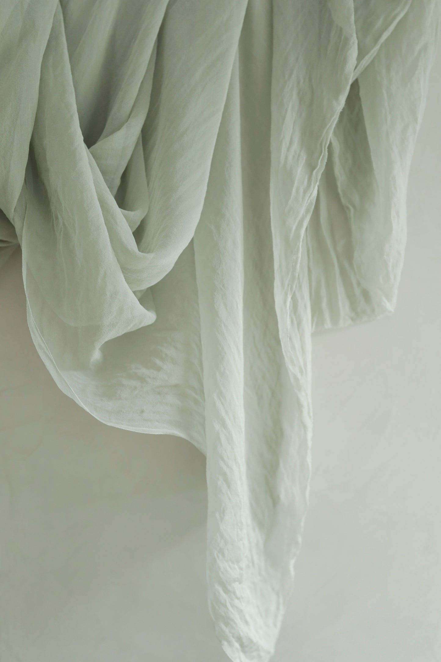 Sea Gray {Sheer Silk Runner}