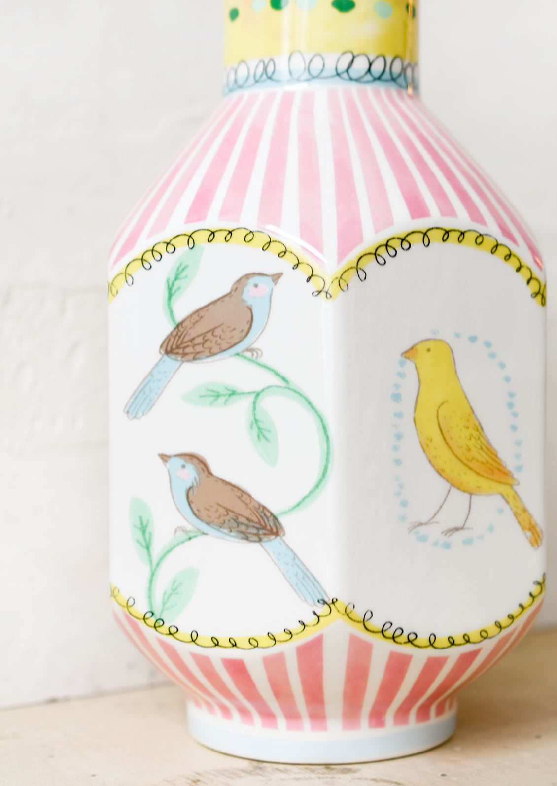 Songbird Ceramic Vase