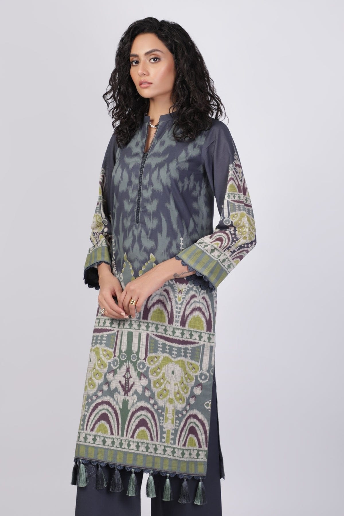 1 Pc Printed Lawn Shirt