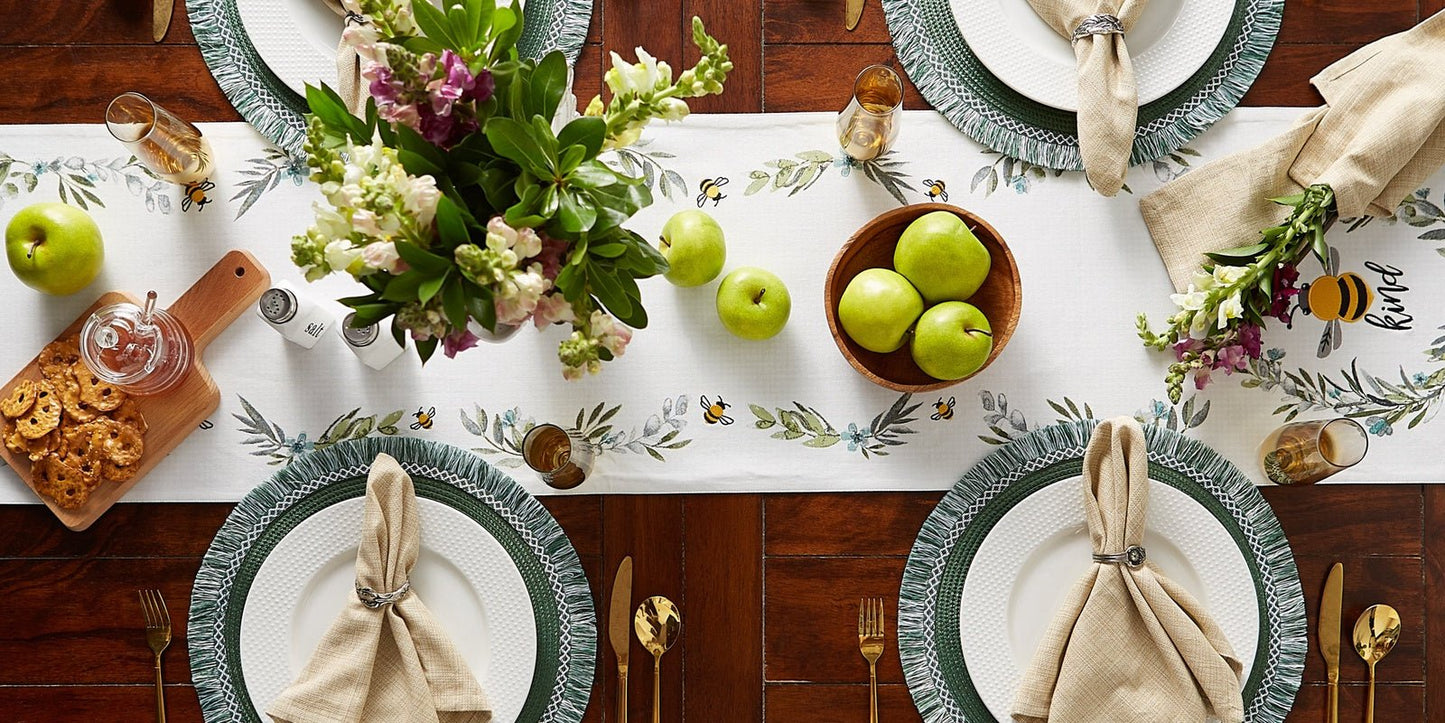 Taupe Variegated Napkins, Set Of 6