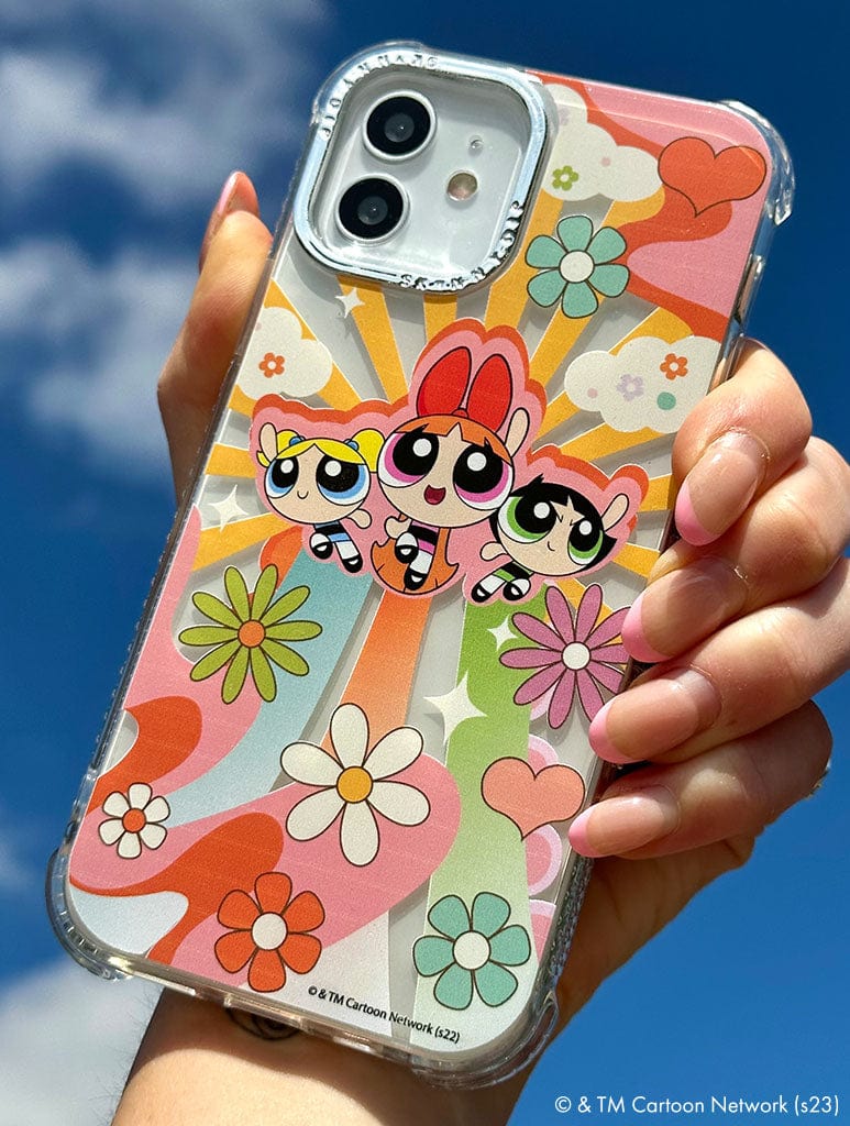 The PowerPuff Girls x Skinnydip Flower Power Shock iPhone Case