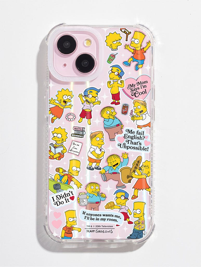 The Simpsons My Mom Says I'm Cool Shock iPhone Case