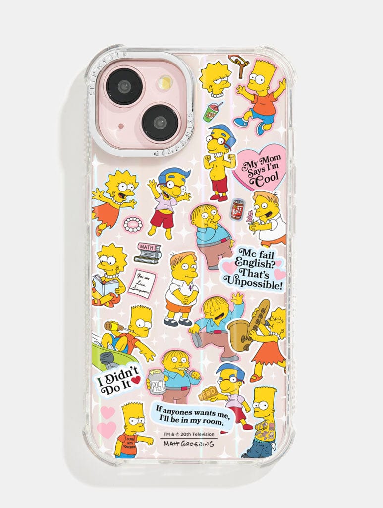 The Simpsons My Mom Says I'm Cool Shock iPhone Case