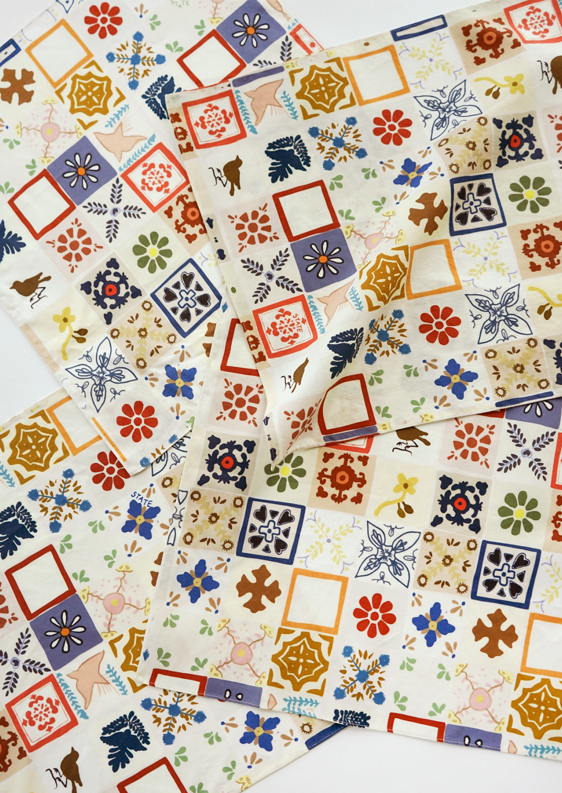 Tile Napkin Set