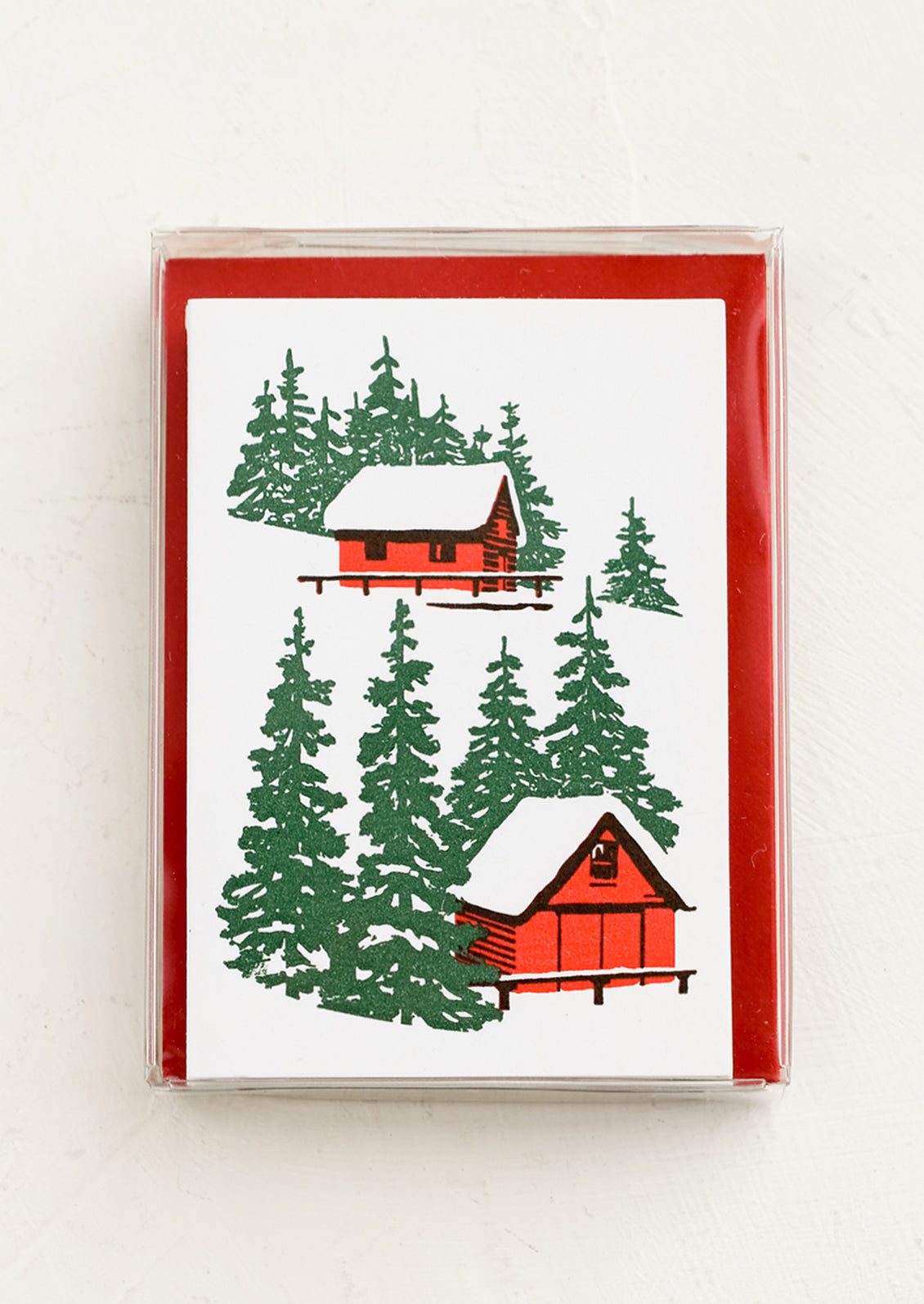 Winter Cabin Enclosure Card Set
