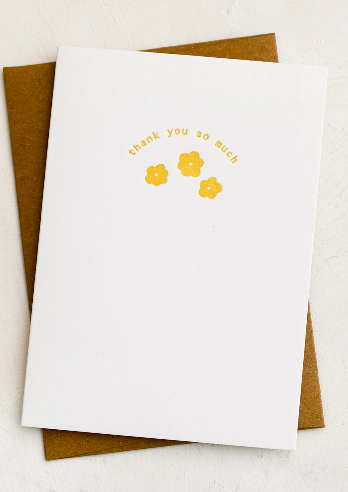 Tiny Floral Thank You Card
