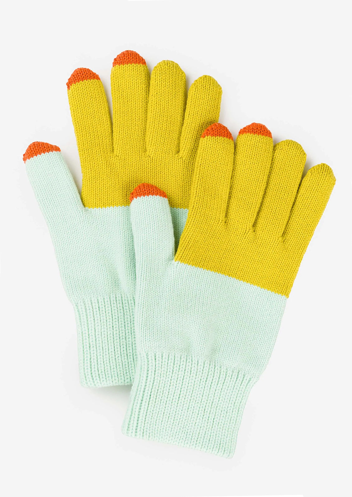 Colorblock Touch Gloves