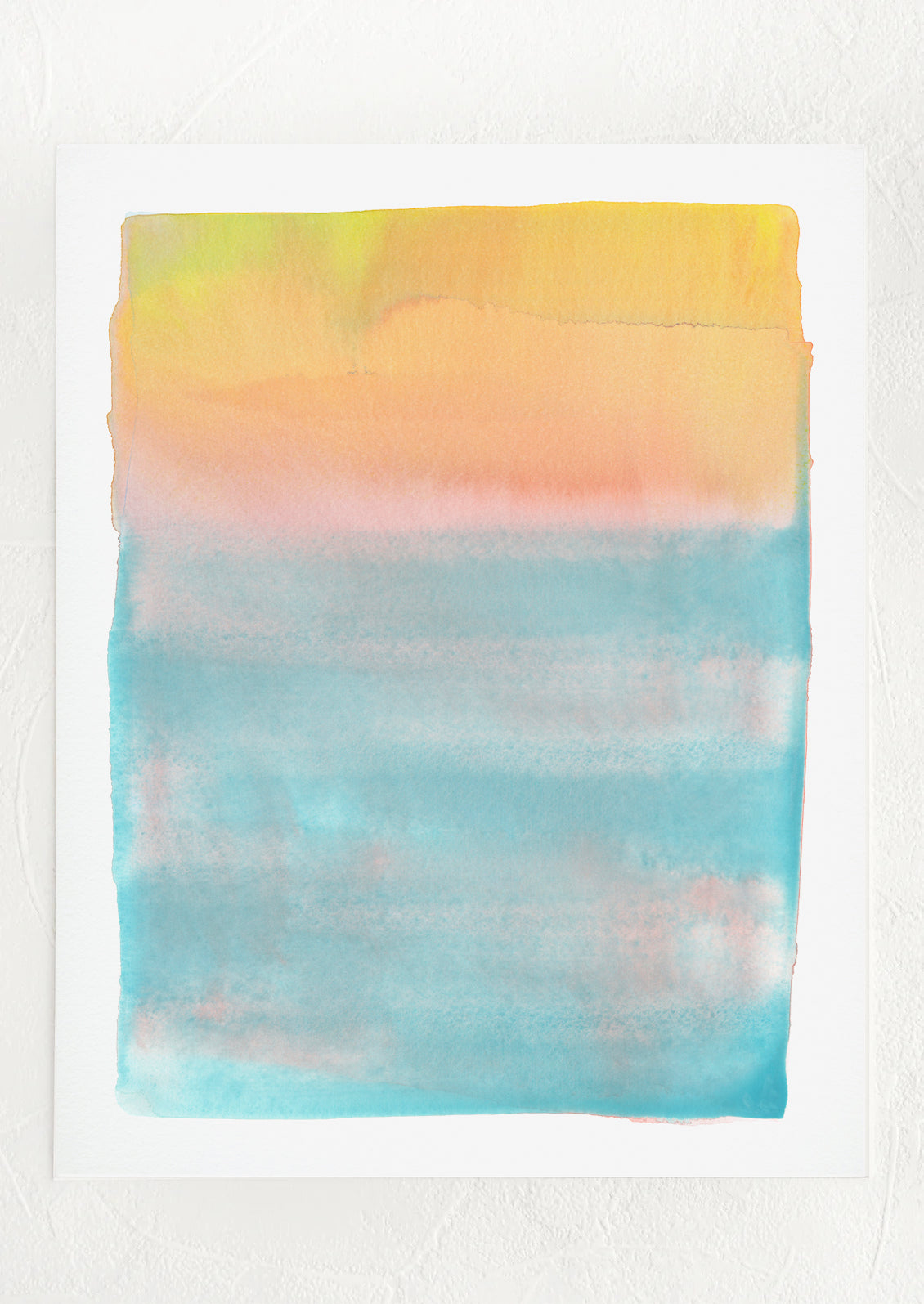 Peach to Turquoise Print
