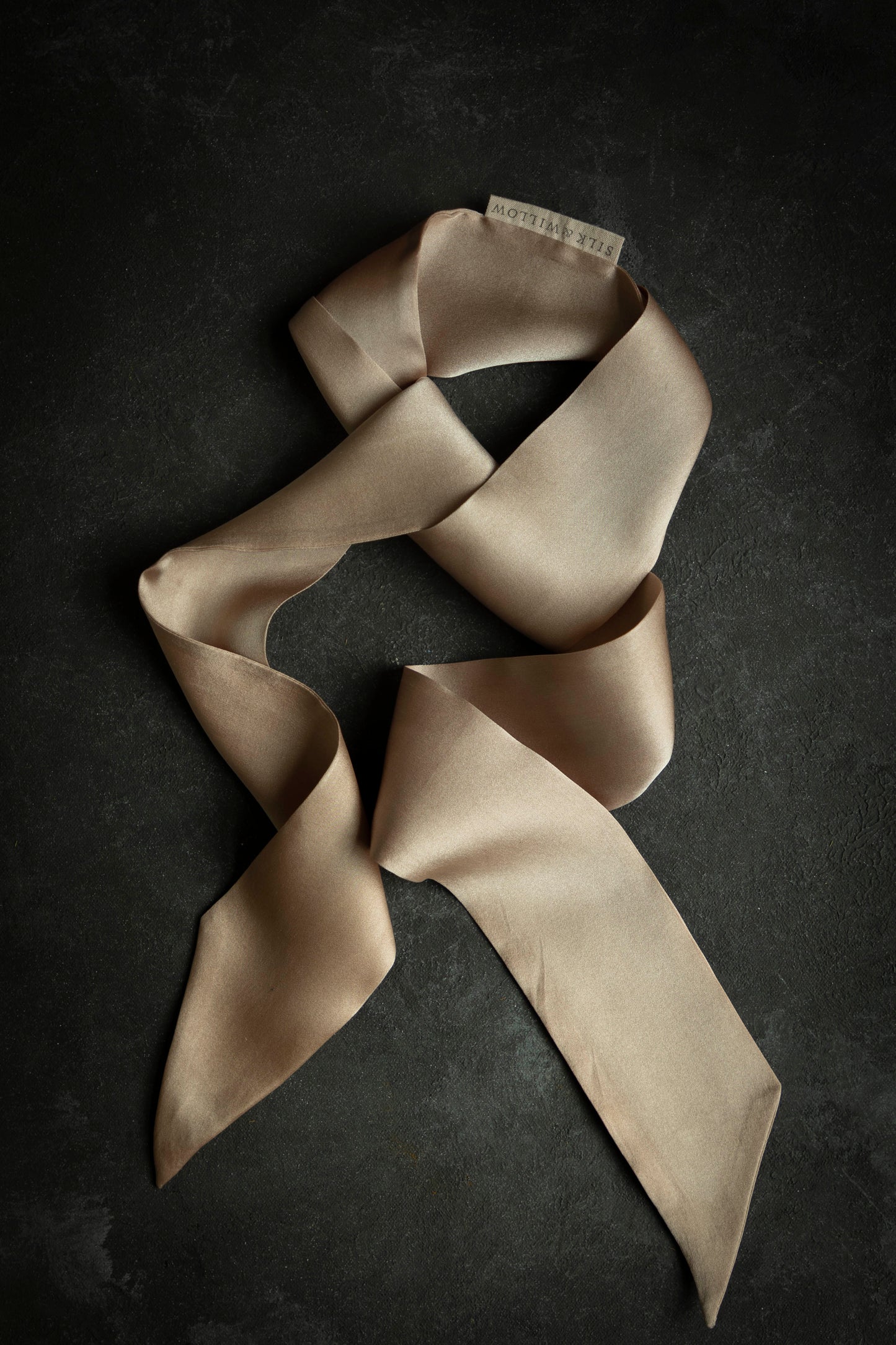 Plant Dyed Silk Twilly / Blush + Hellebore