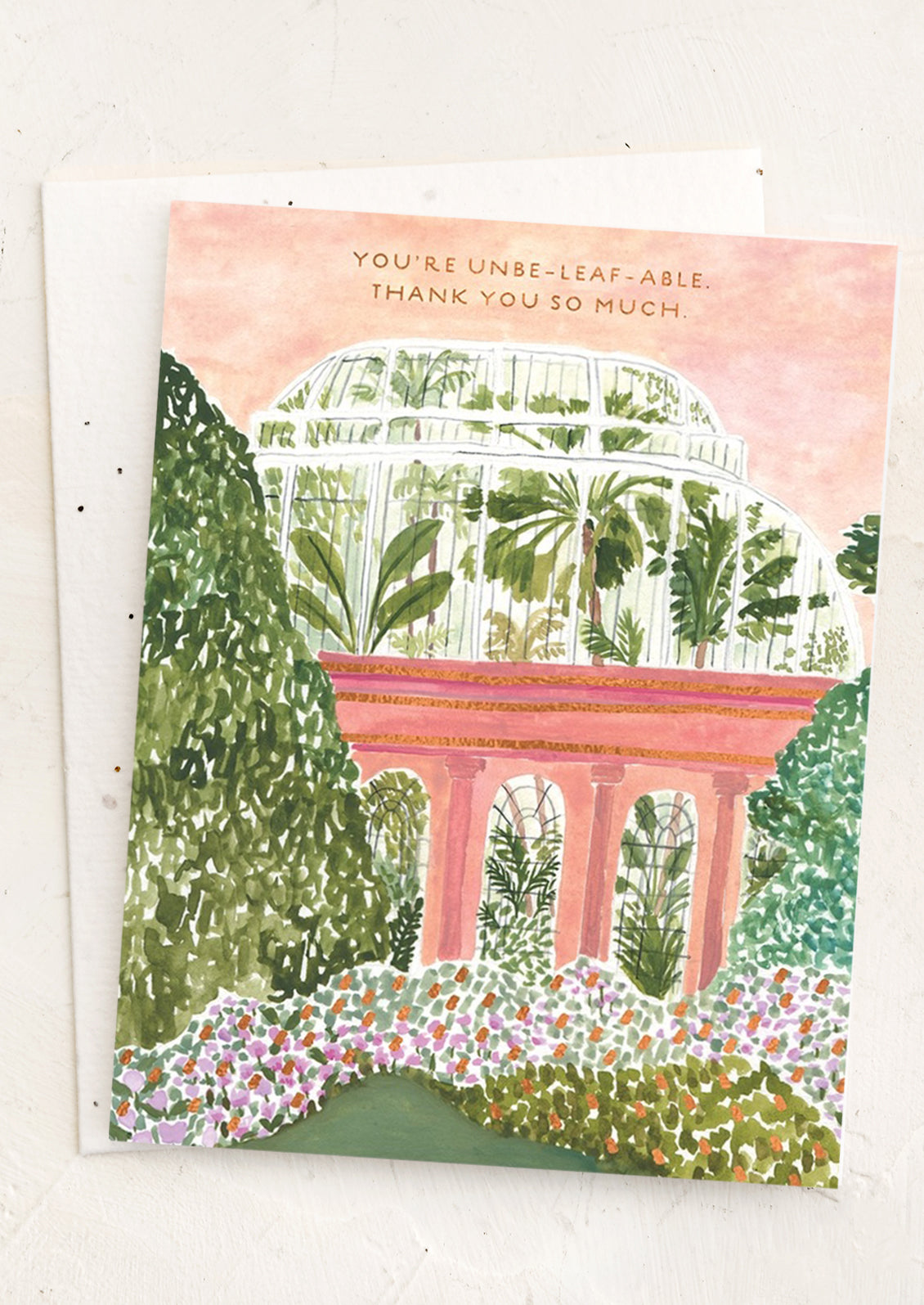 Unbe-Leaf-Able Thank You Card