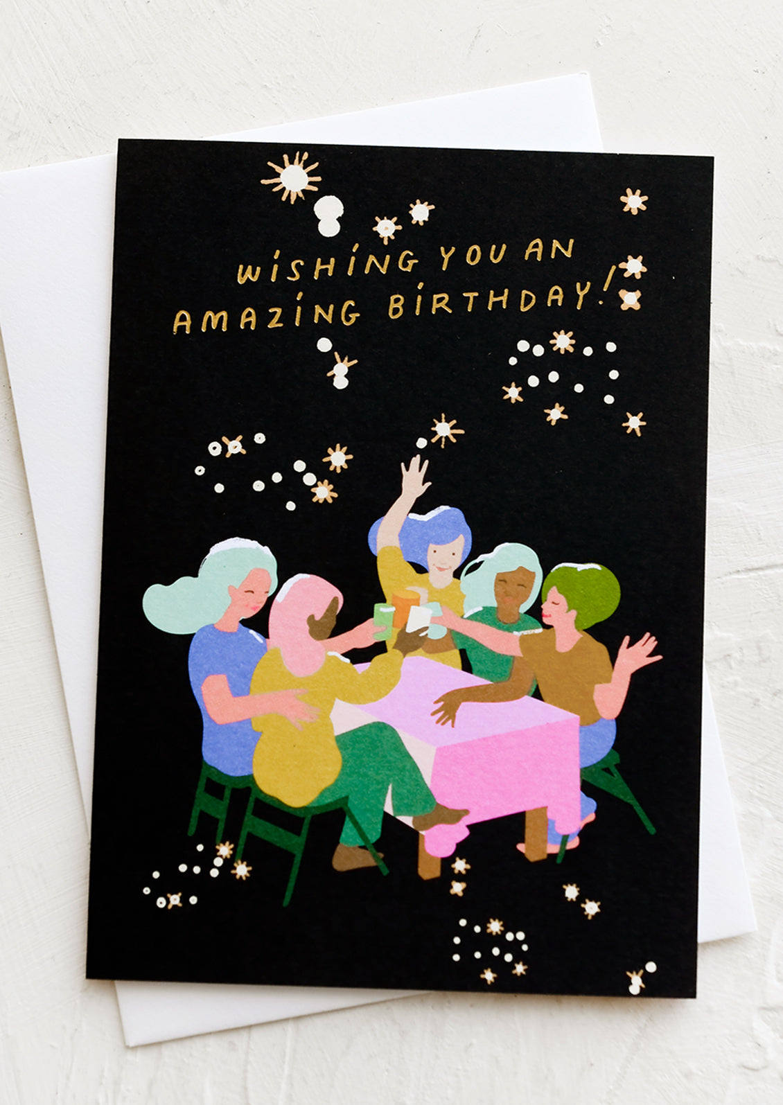 Under The Stars Birthday Card