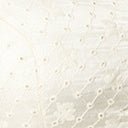 Unique Vintage Ivory & Gold Brocade Swing Dress