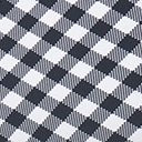 Unique Vintage Plus Size Black & White Bias Gingham Twist Front Halter Swim Top