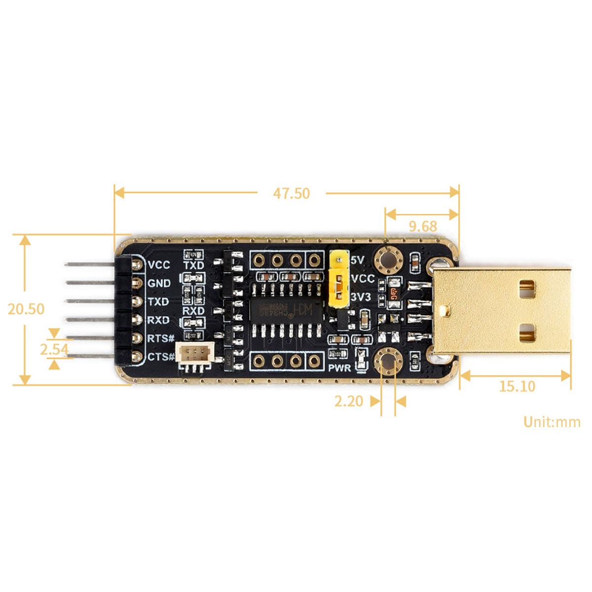 USB to UART Debugger Module for Raspberry Pi 5