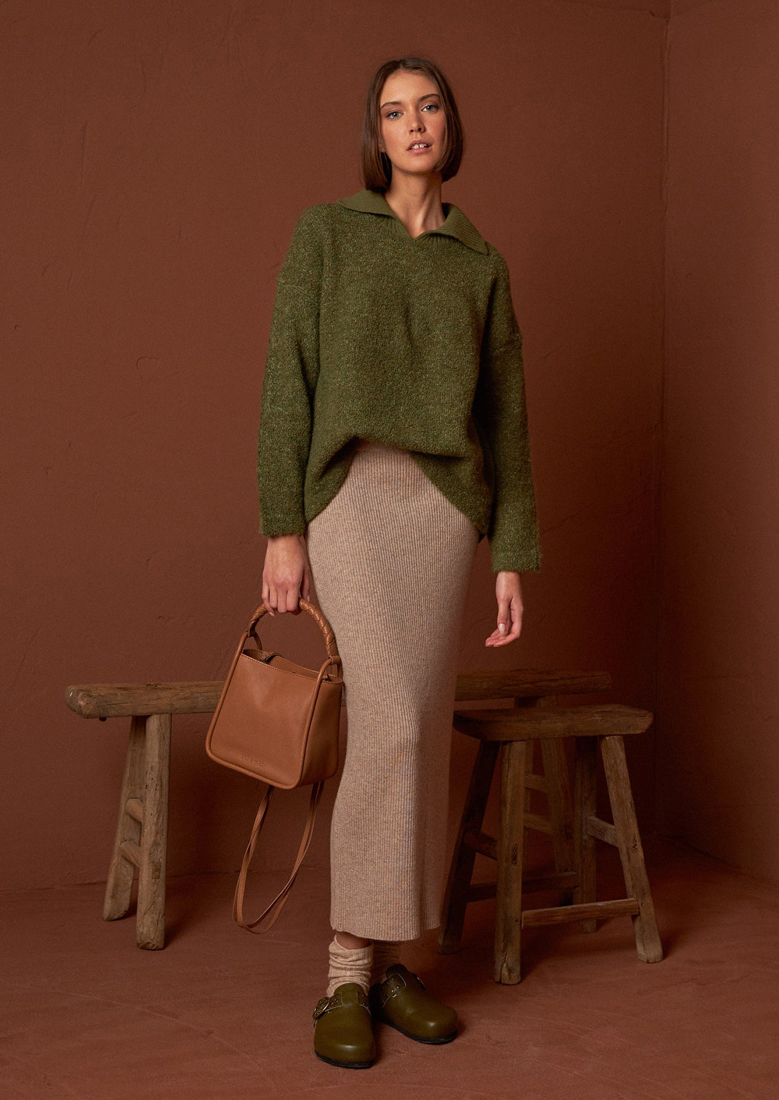 Milo Contrast Knit Sweater