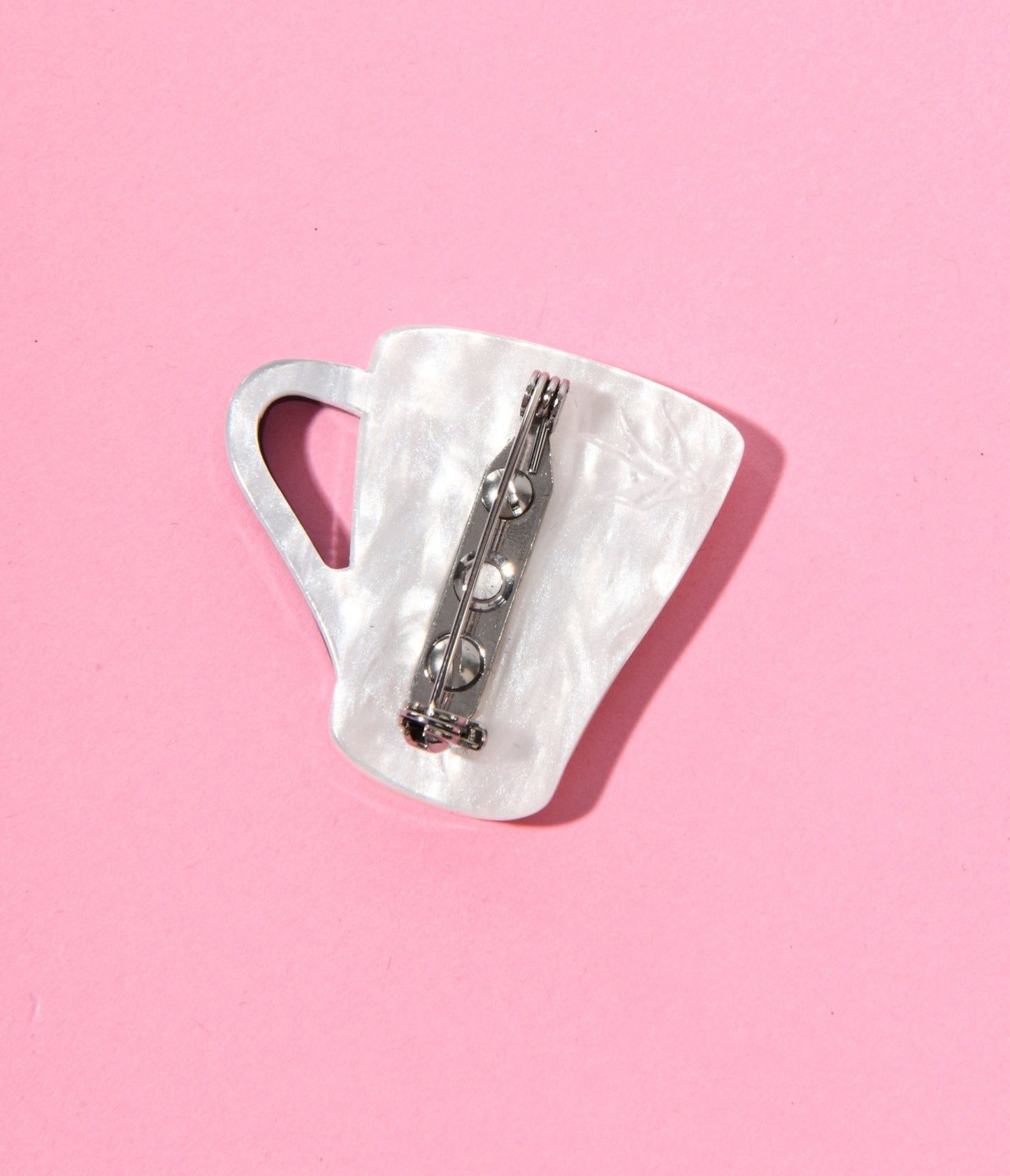 Wake Up & Smell The Coffee Mini Brooch