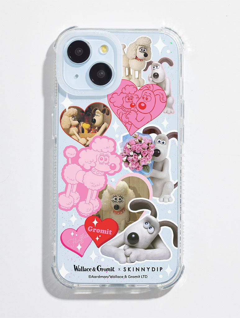 Wallace & Gromit x Skinnydip Gromit & Fluffels Shock iPhone Case
