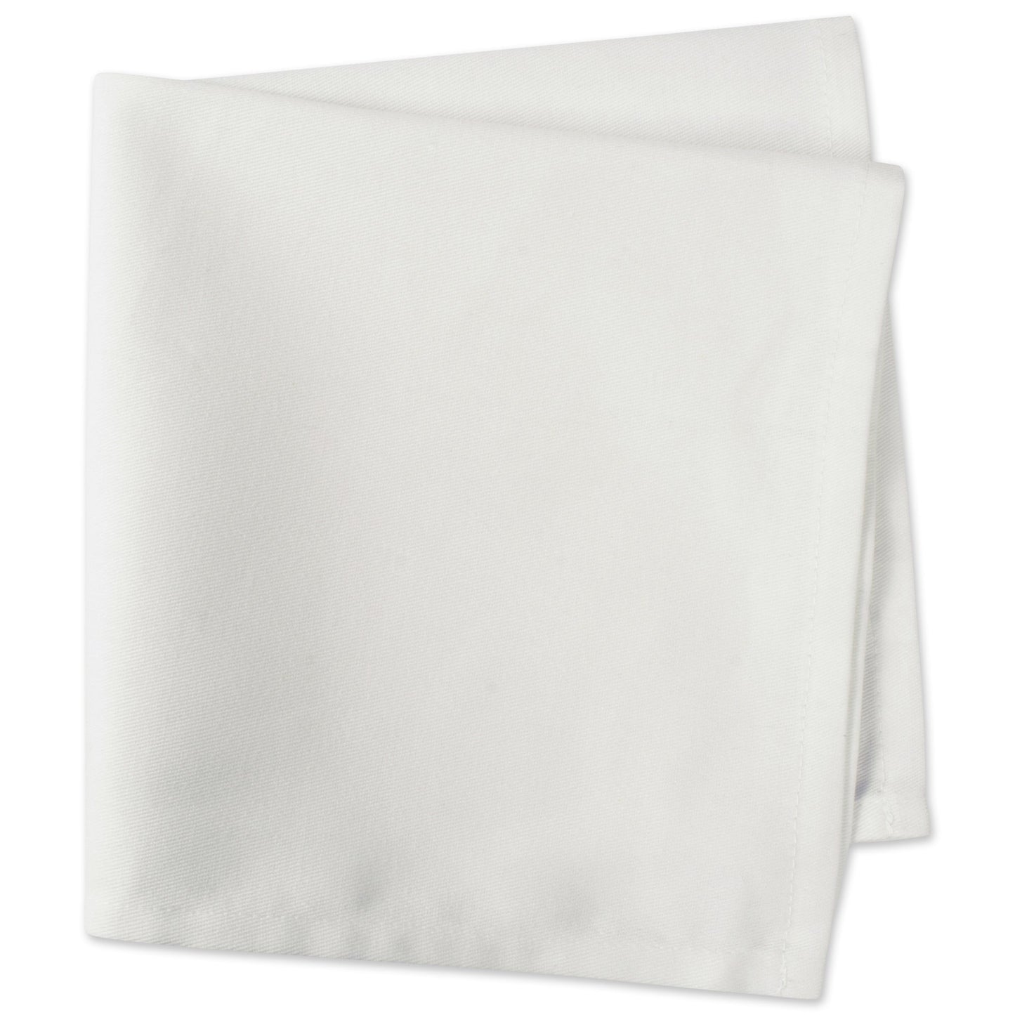 White Polyester Napkins, Set Of 6