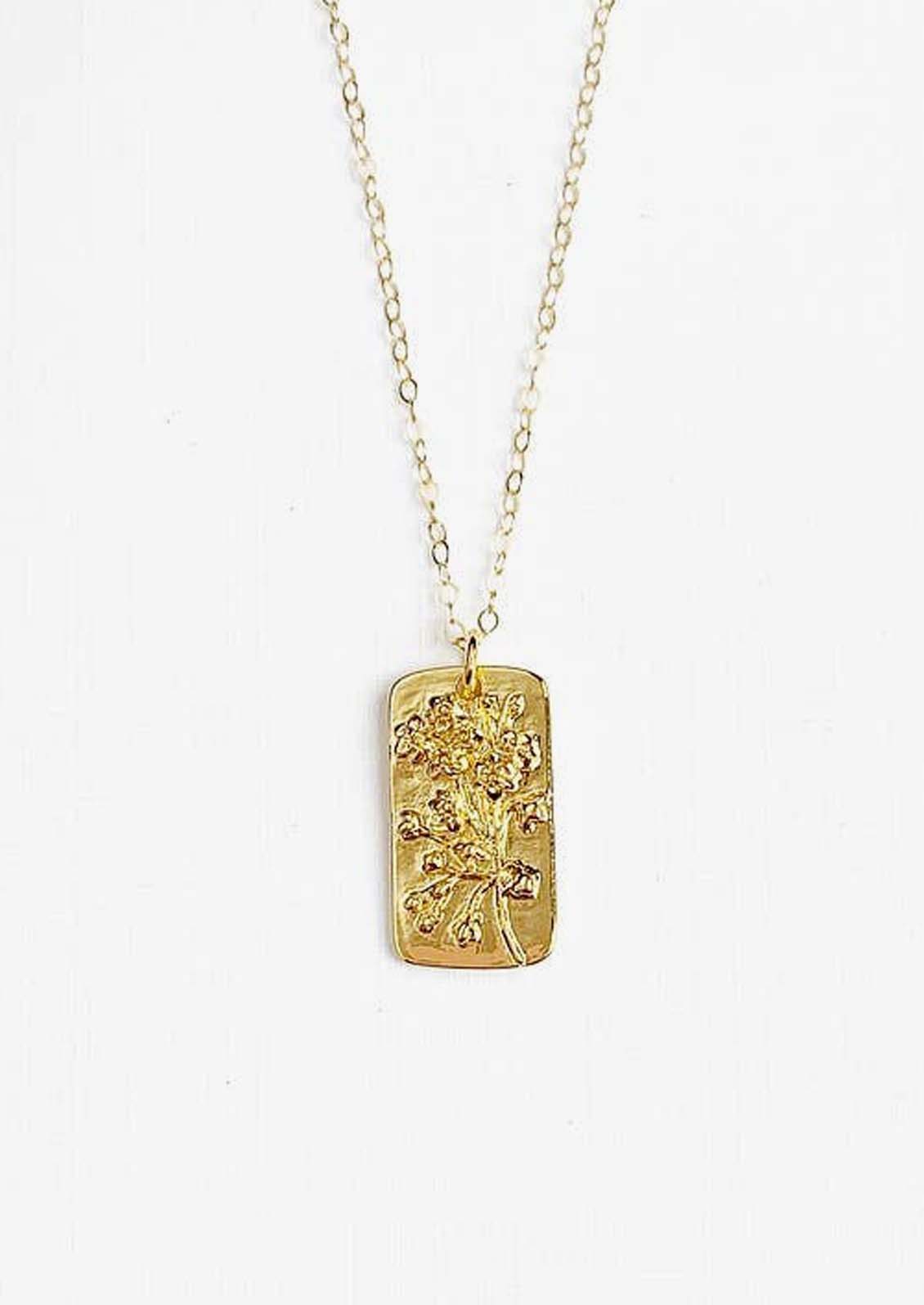 Floral Pendant Necklace