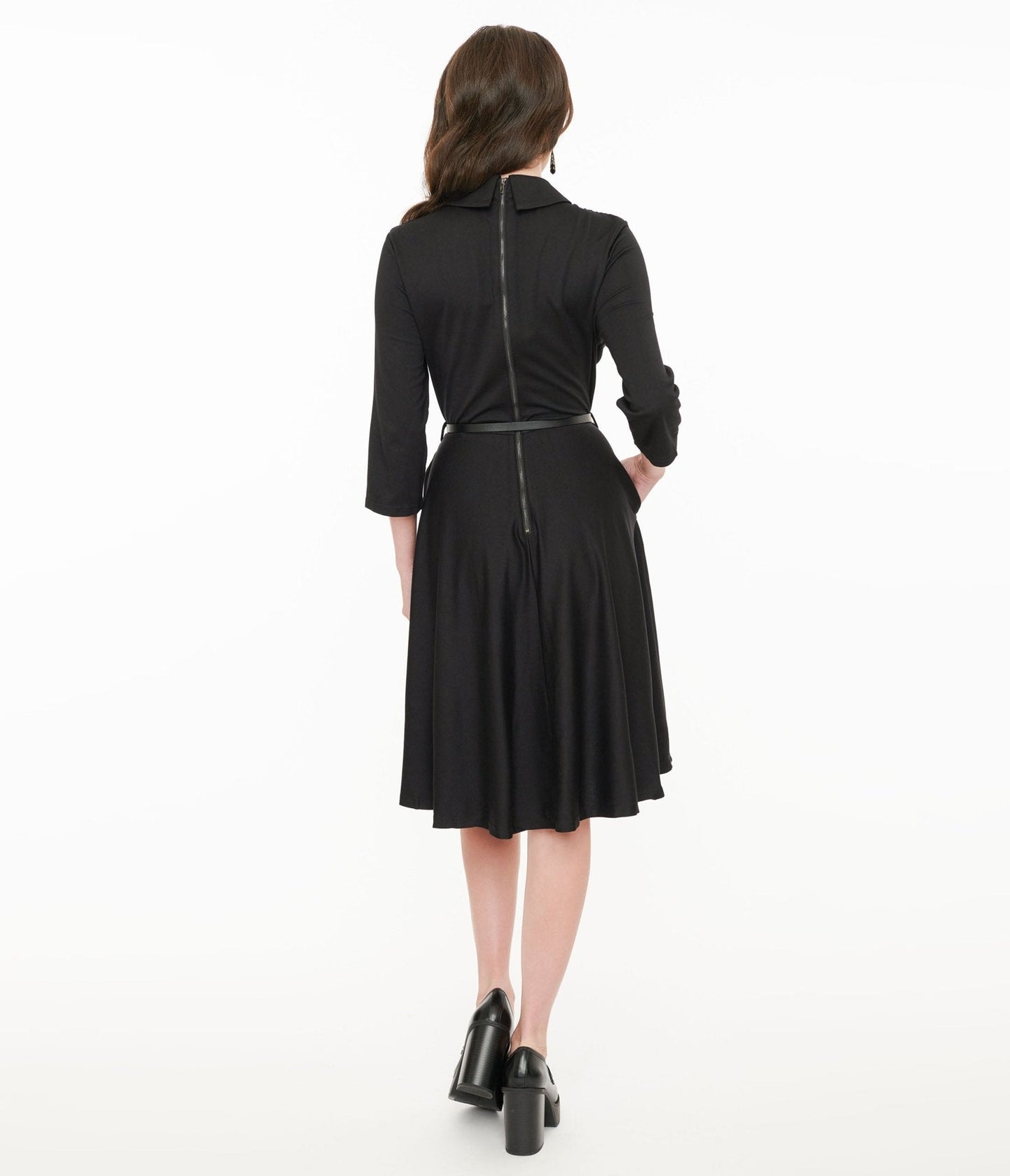 Witchwood Bags Black Lace Shelley Fit & Flare Dress