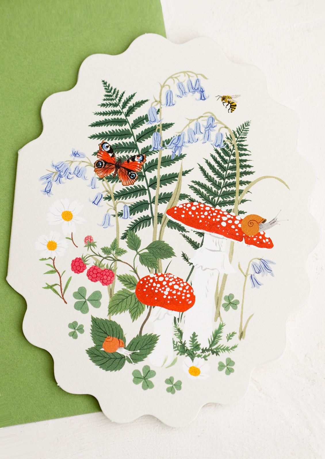Woodland Study Blank Card