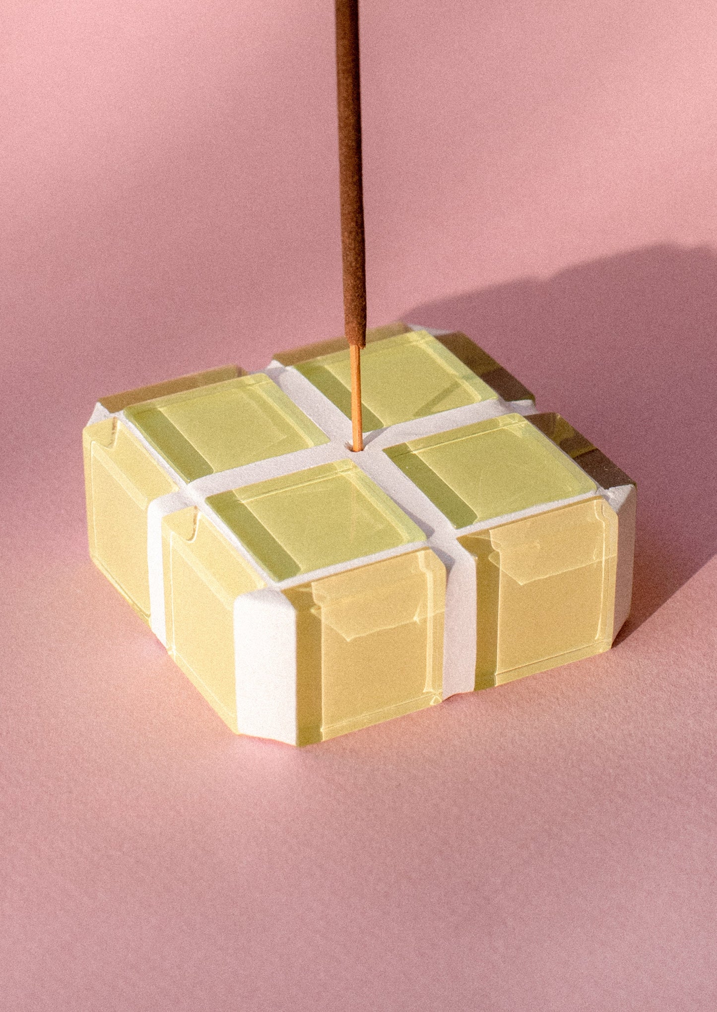Glass Tile Incense Holder
