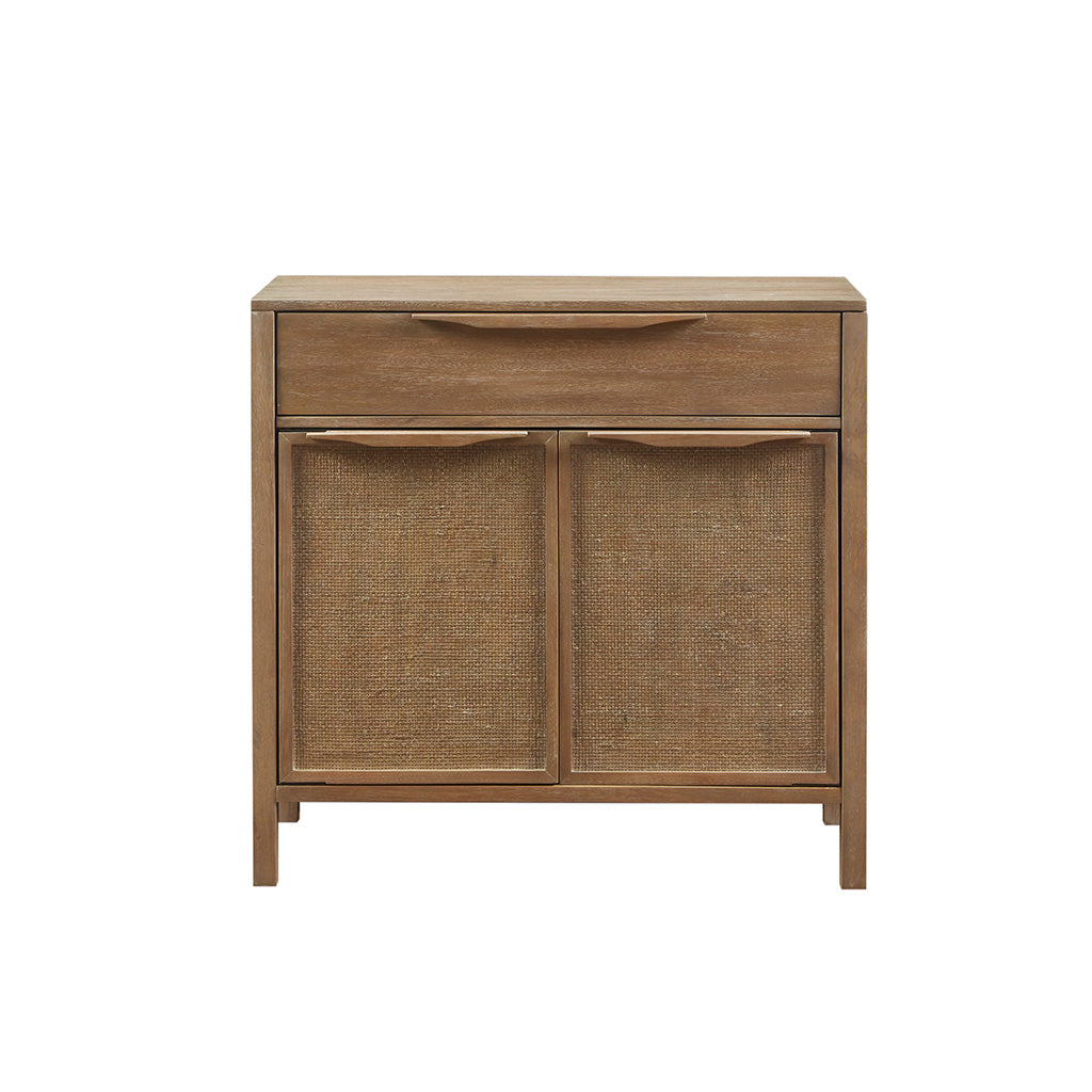 Accent Chest with Drawer and Cane Webbing Doors