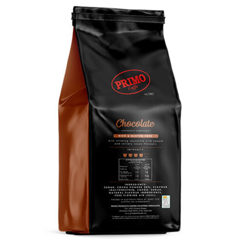 Primo Caffe 25 Pack Gluten Free Chocolate Capsulesfor Nespresso Machine